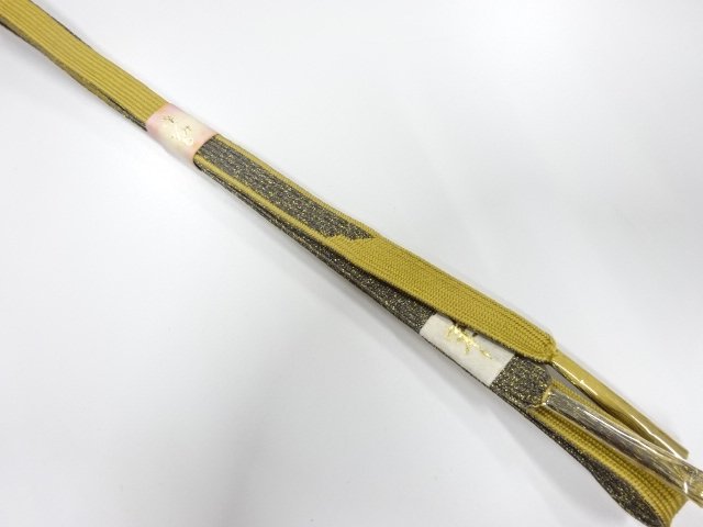 JAPANESE KIMONO / UNUSED KOREI HAND-TIED OBIJIME